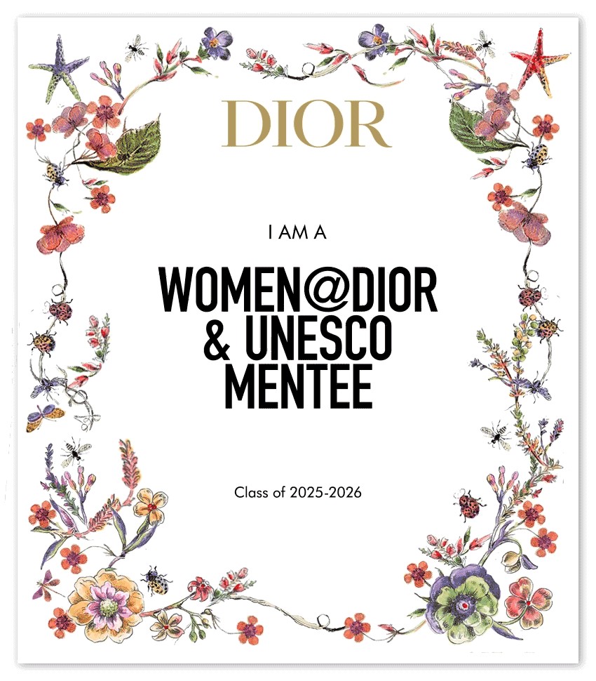 Women@Dior and UNESCO mentee badge