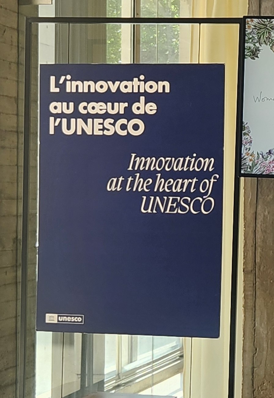 Innovation at the heart of UNESCO poster